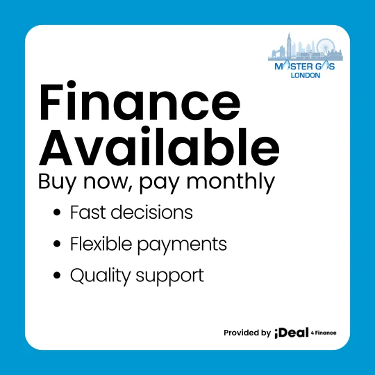 Master Gas London offers 0% finance on all boiler installations for up to 2 years